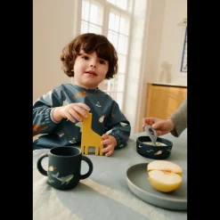 Bavoir avec Manches à Imprimé MERLE