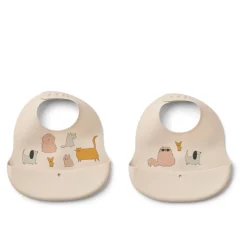 Bavoirs à Imprimé EMBER, Lot de 2