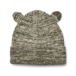 Bonnet en tricot côtelé avec oreilles d’ours Gina
