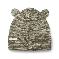 Bonnet en tricot côtelé avec oreilles d’ours Gina