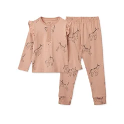 Ensemble pyjama à volants imprimé Wilhelm
