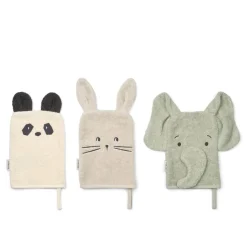 Gants de Toilette SYLVESTER, Lot de 3