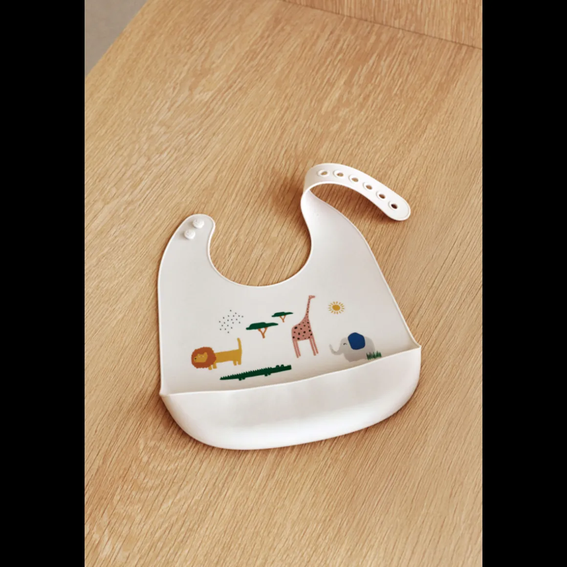 Lot de 2 bavoirs en silicone Tilda