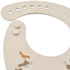 Lot de 2 bavoirs en silicone Tilda