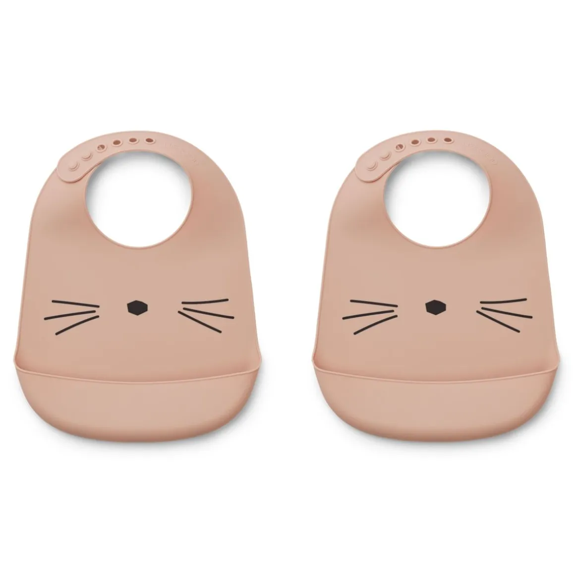 Lot de 2 bavoirs en silicone Tilda