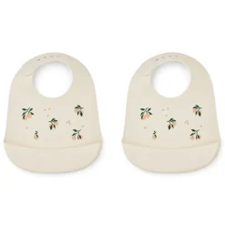 Lot de 2 bavoirs en silicone Tilda