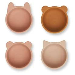 Lot de 4 bols en silicone Malene