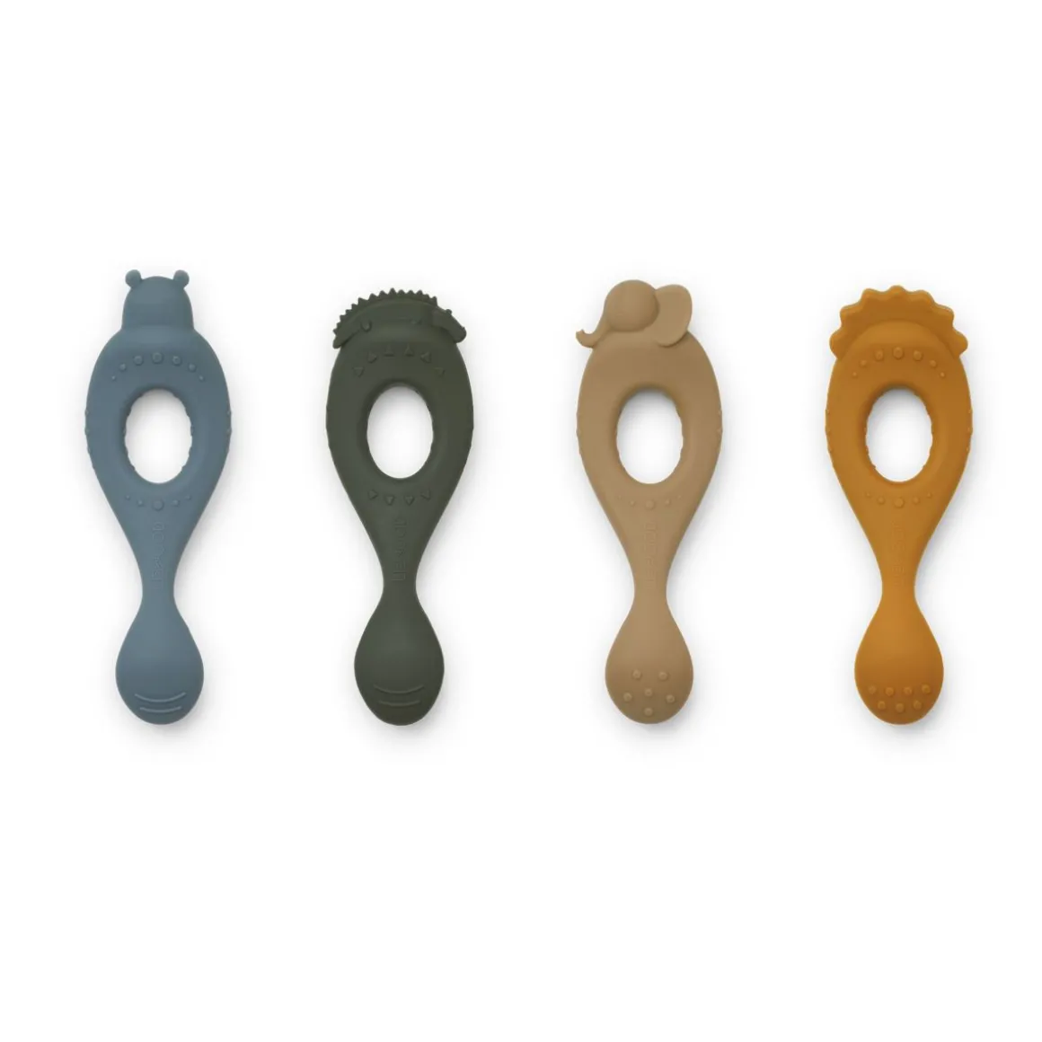 Lot de 4 cuillères en silicone Liva