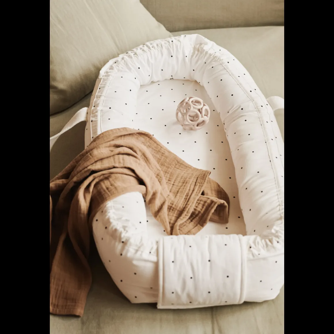 Lot de 3 langes en mousseline Lewis