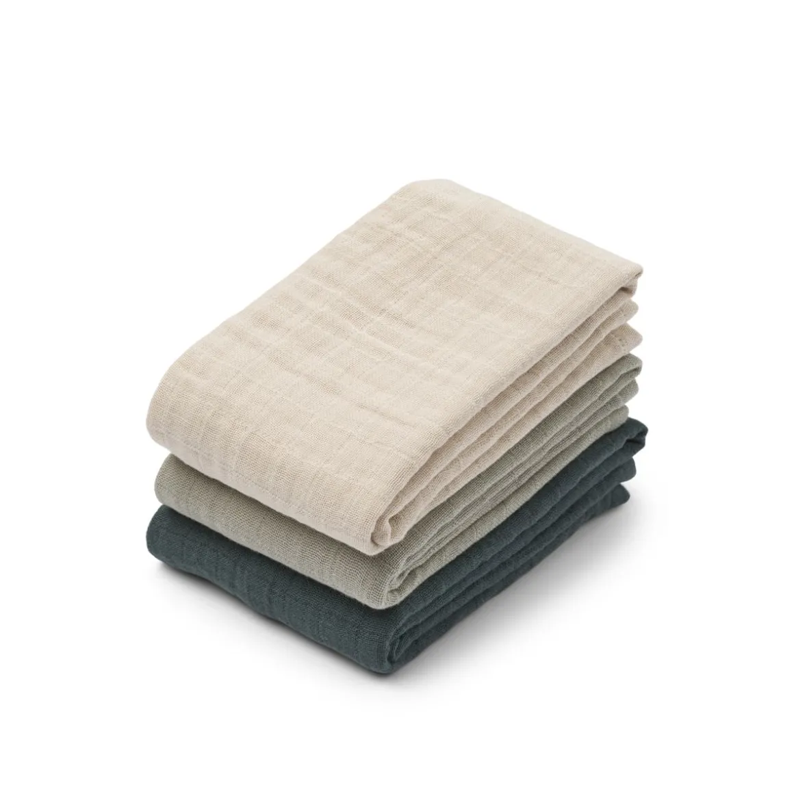 Lot de 3 langes en mousseline Lewis