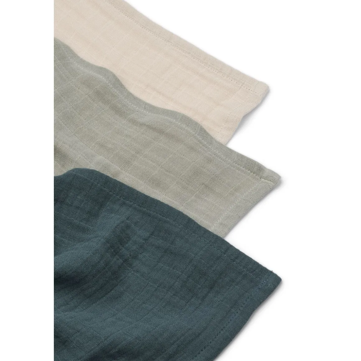 Lot de 3 langes en mousseline Lewis