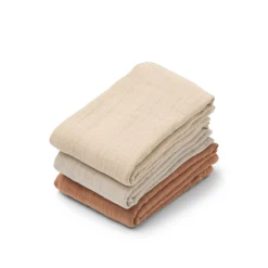 Lot de 3 langes en mousseline Lewis