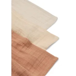 Lot de 3 langes en mousseline Lewis