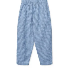 Pantalon en tissu gaufré à carreaux BORRIS