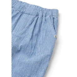 Pantalon en tissu gaufré à carreaux BORRIS