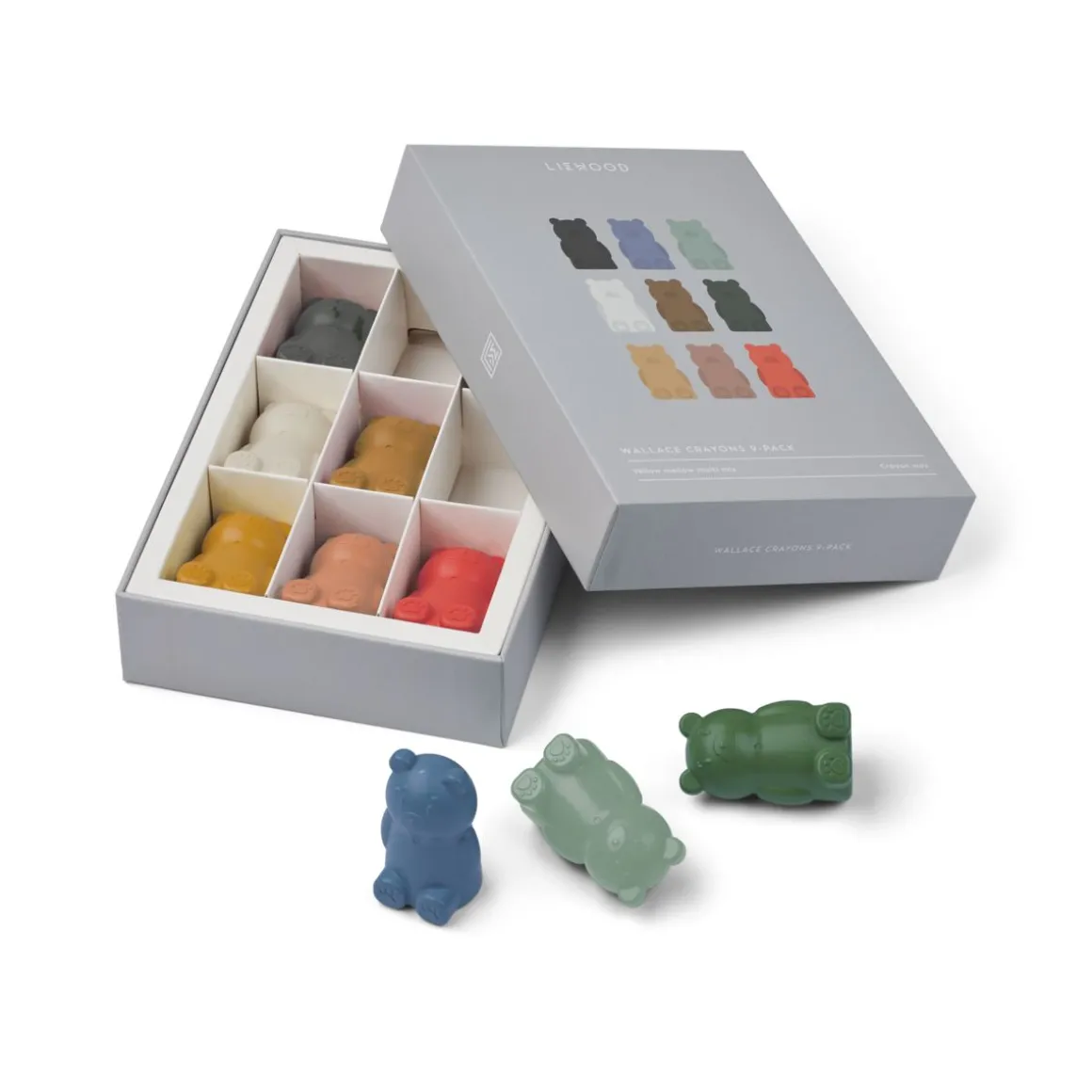 Paquet de 9 crayons de couleur Wallace