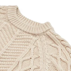 Pull en Maille Torsadée CALLIO