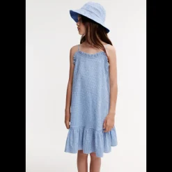Robe SOPHIA en tissu gaufré