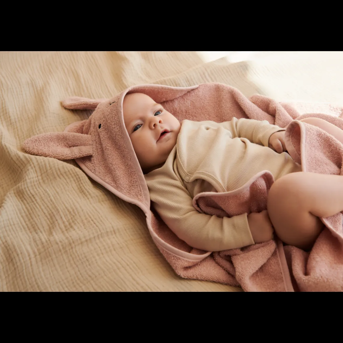 Serviette bébé à capuche Albert
